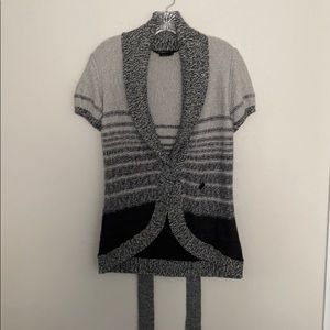 BCBGMaxAzria Short Sleeve Cardigan Sweater Size S
